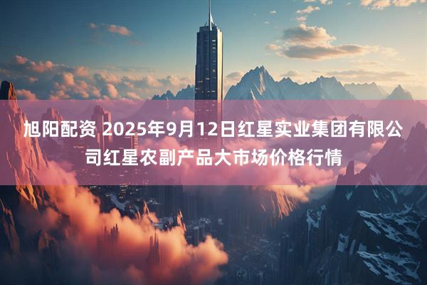 旭阳配资 2025年9月12日红星实业集团有限公司红星农副产品大市场价格行情