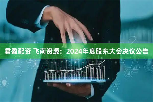 君盈配资 飞南资源：2024年度股东大会决议公告