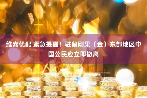 维嘉优配 紧急提醒！驻留刚果（金）东部地区中国公民应立即撤离